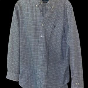 Grey polo long sleeve